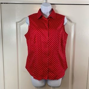 ☀️Jones New York Signature Button Down Blouse